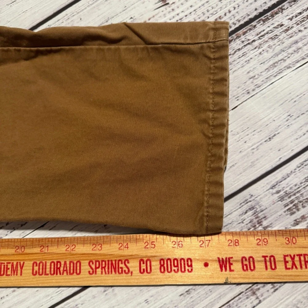 Eddie Bauer Straight Fit Khaki Pants 100% Cotton Men's Size 40x30‎ (Fits 39x27)